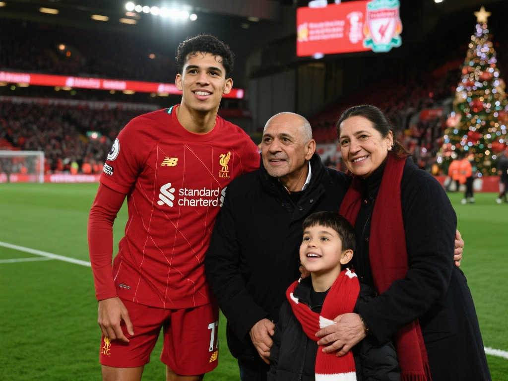 利物浦暖心安排迪亚斯父母乘专机赴默西塞德共度圣诞